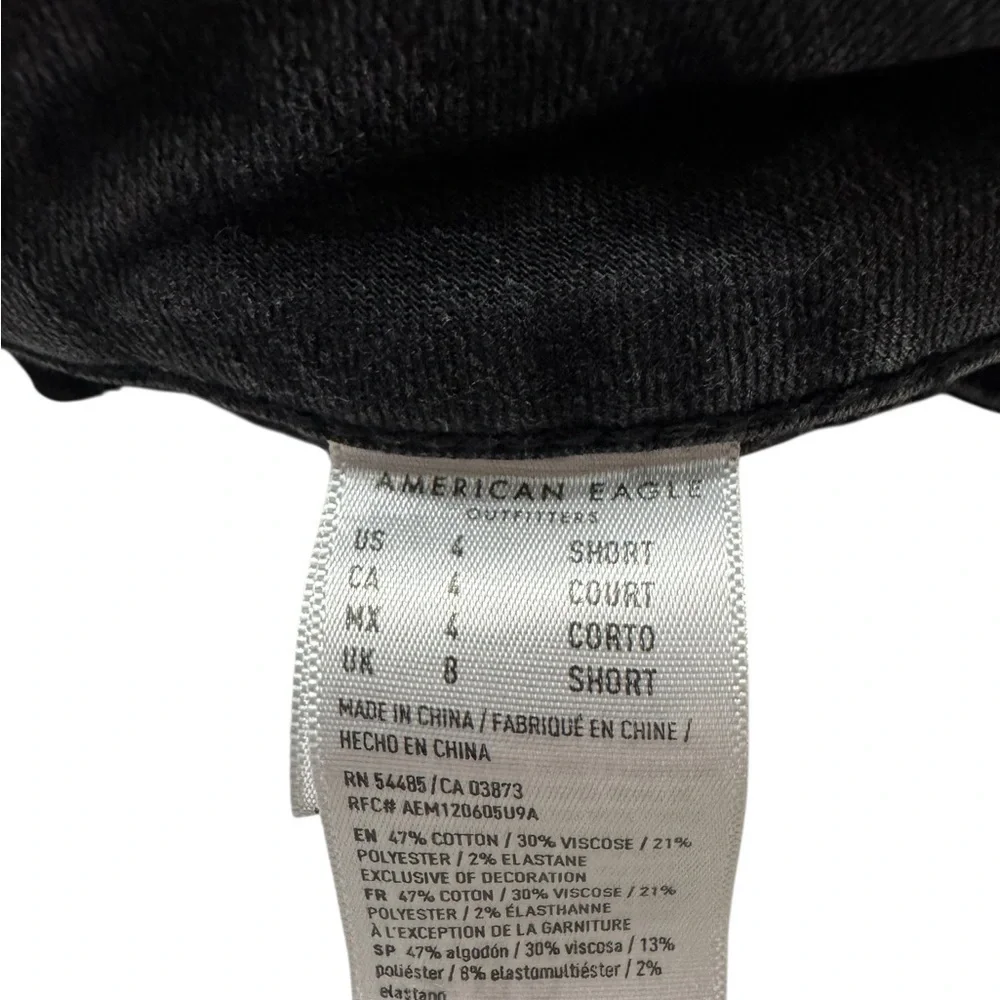 American Eagle High Rise Jeggings Black